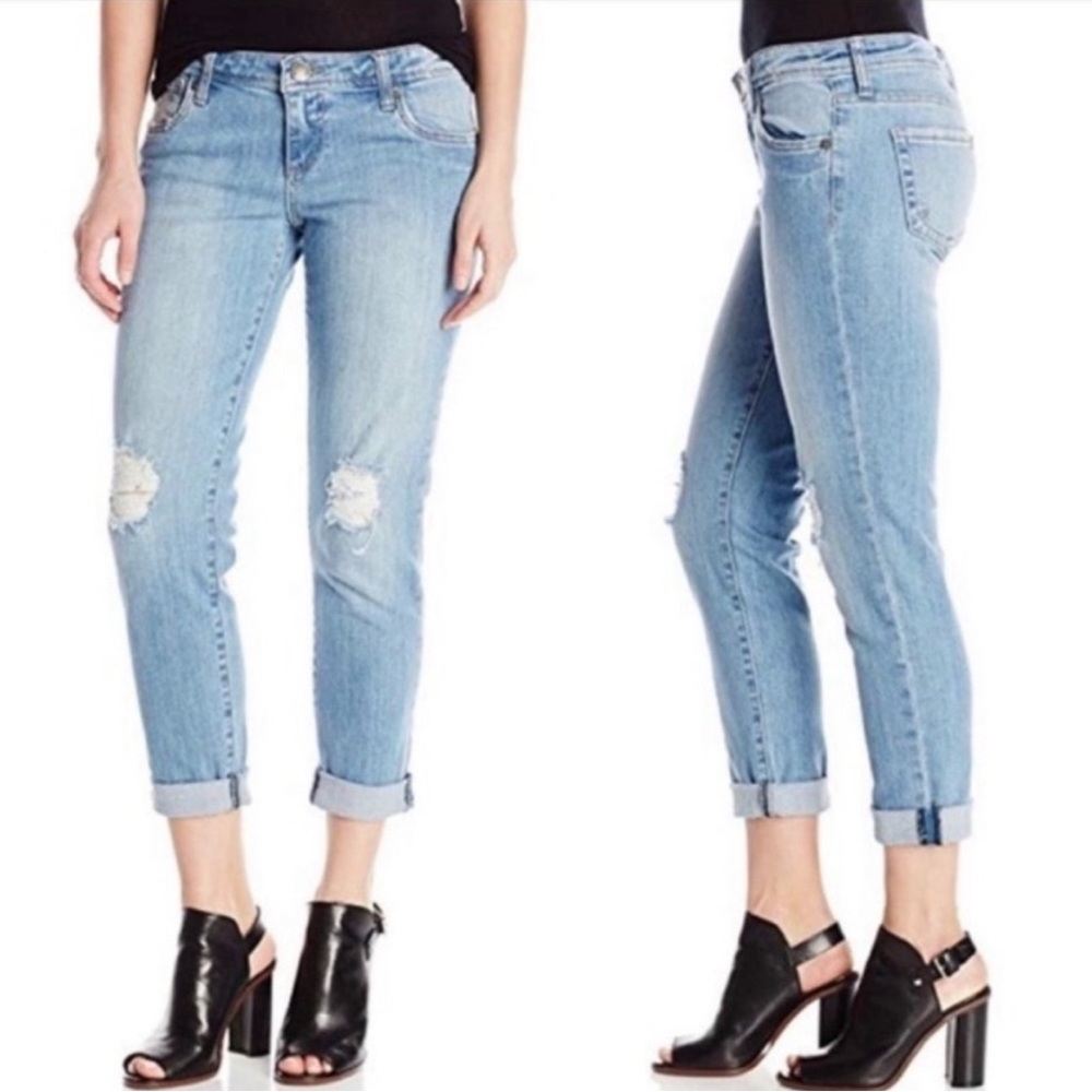 KUT Adel Slouchy Boyfriend Jeans distressed